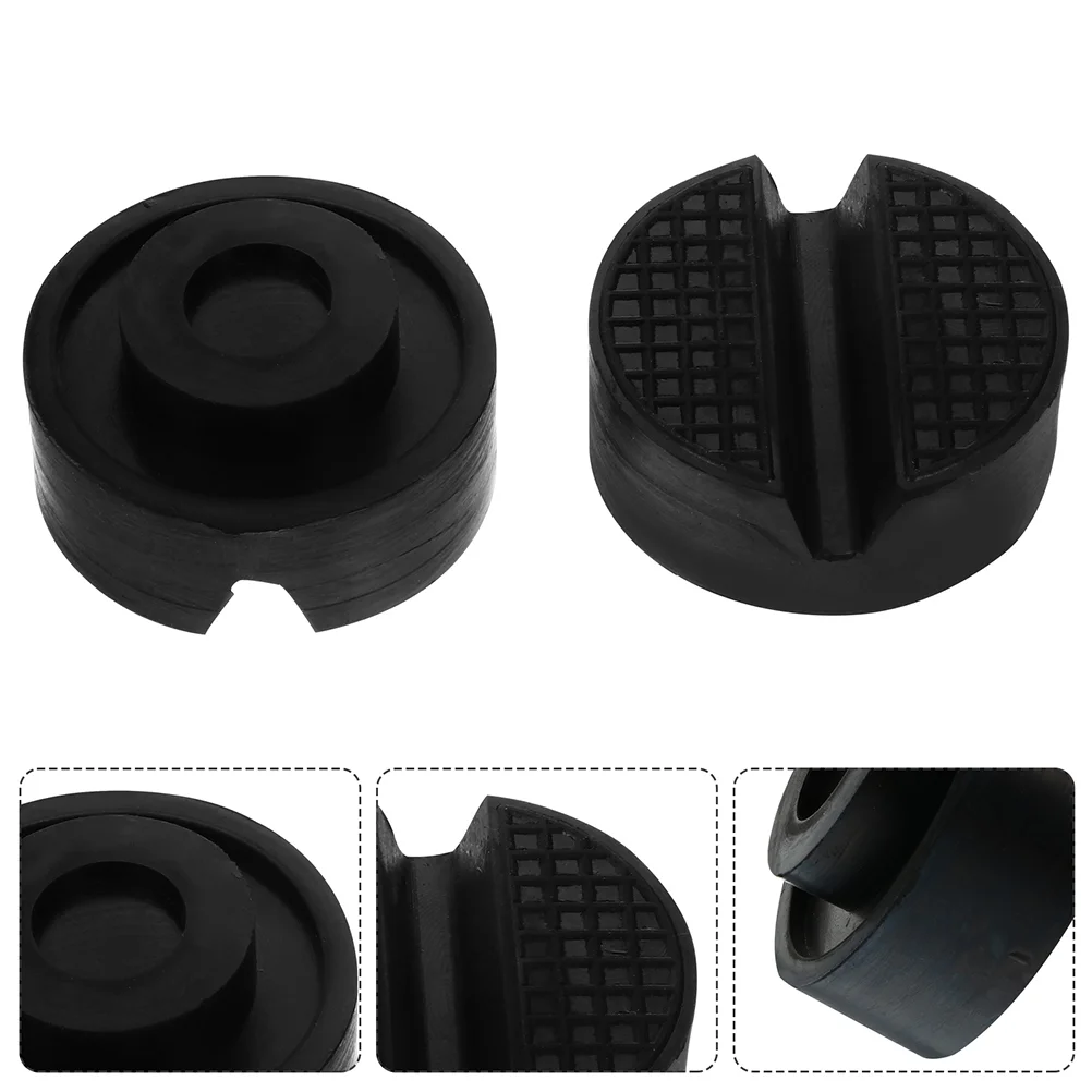 

Rubber Back-up Block Universal Adapter Car Supplies Guide Floor Jack Pads Natural Rubber Jack Stand Pads Jack Rubber Pads