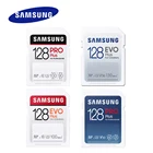 100% оригинальная SAMSUNG SD-карта 32 Гб 64 Гб 128 ГБ 256 ГБ C10 U1U3 высокоскоростная карта памяти для видеокамеры 1080p 3D 4K