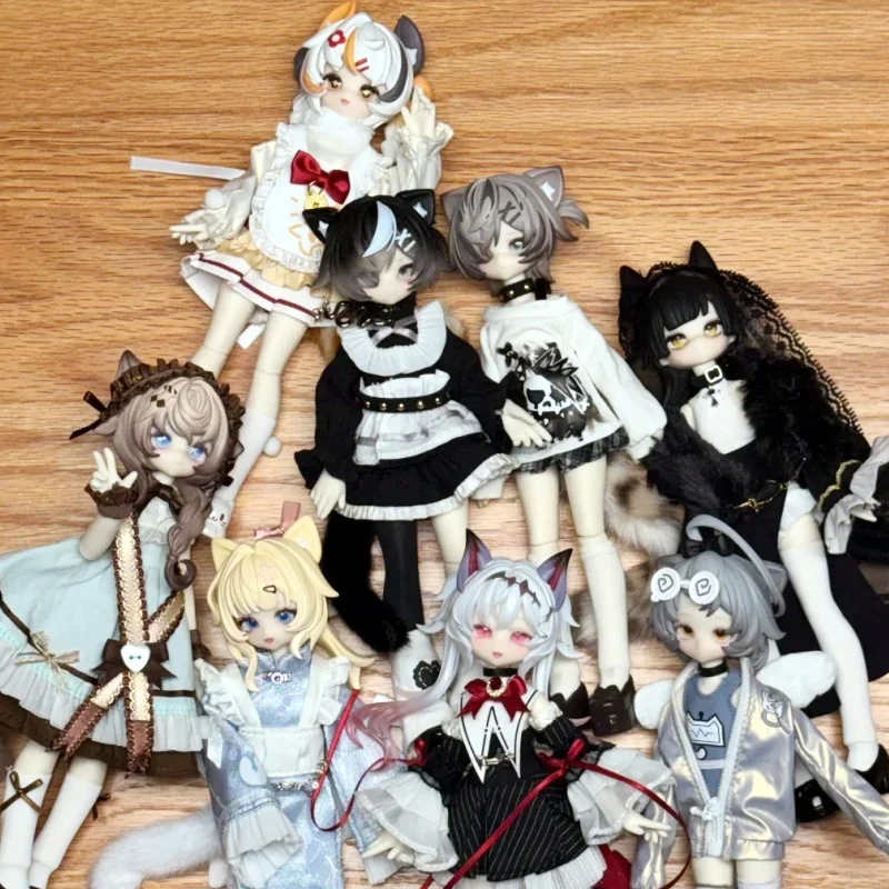 Фото Оригинальная коллекционная кукла Lunar Lore Meow Meow Meow Power Series 1/8 BJD, загадочная коробка-сюрприз, фигурки аниме, куклы, игрушки, подарок №4