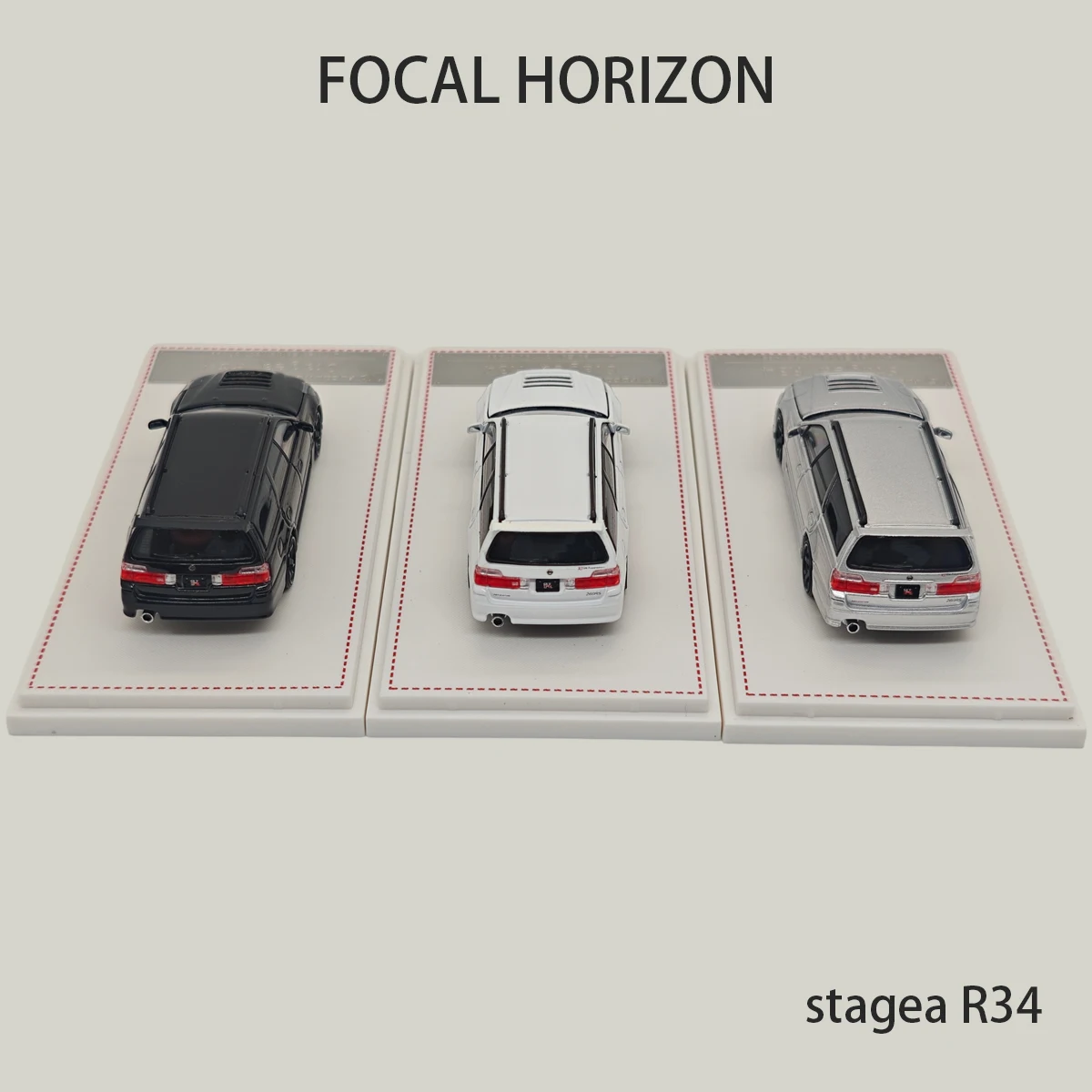 FH в наличии: Коллекционная модель автомобиля Focal Horizon Stagea R34 Wagon, масштаб 1:64, литой сплав, доступны различные цвета. (art.: 3920dcd101fb6) - 3920dcd101fb6