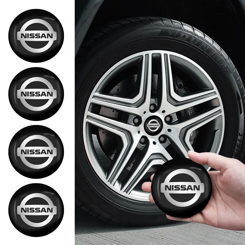 4 шт., металлические наклейки-эмблемы для Nissan Juke Tiida Teana GTR 350Z 370Z 240SX Qashqai Almera