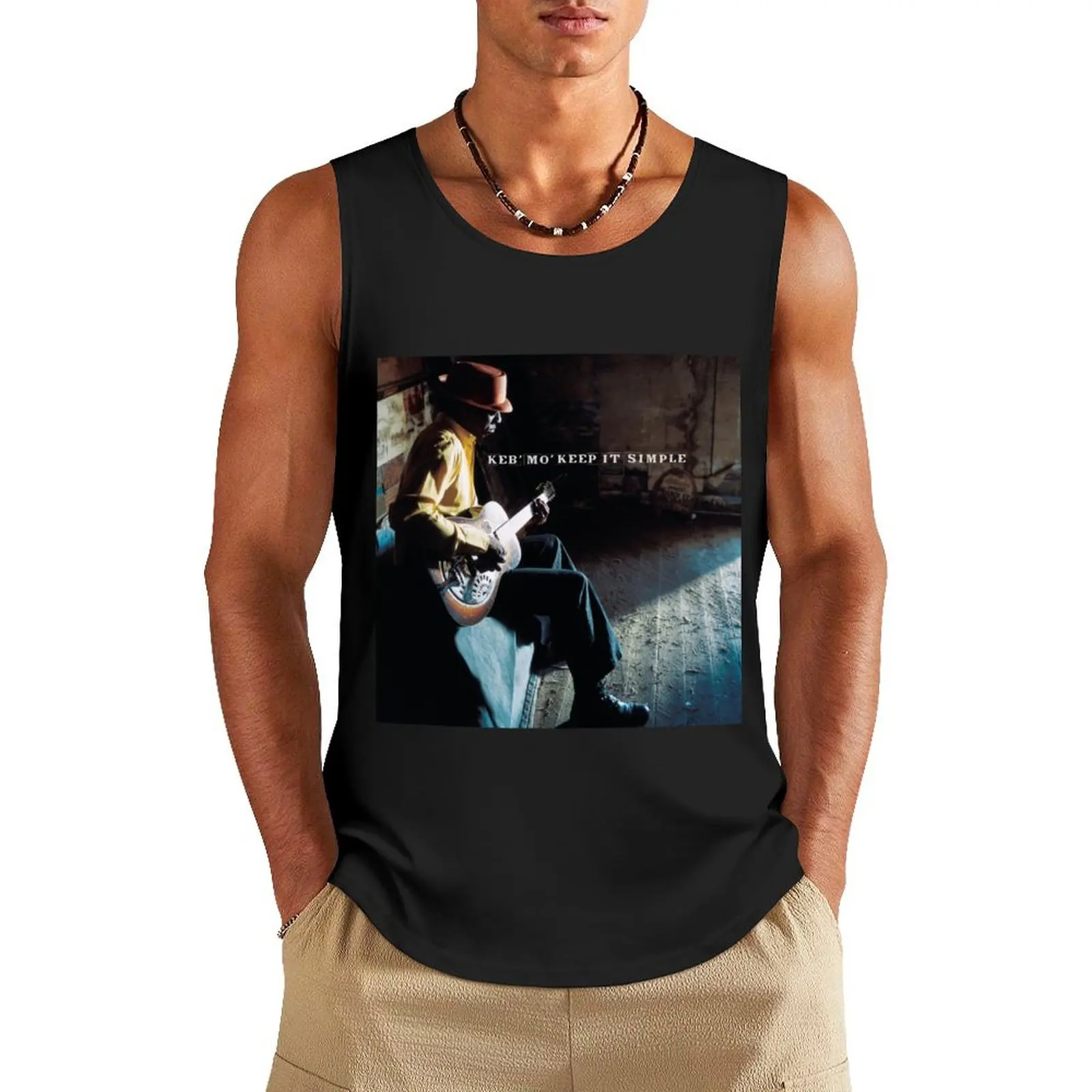Мужская майка Keb Mo Keep It Simple из хлопка