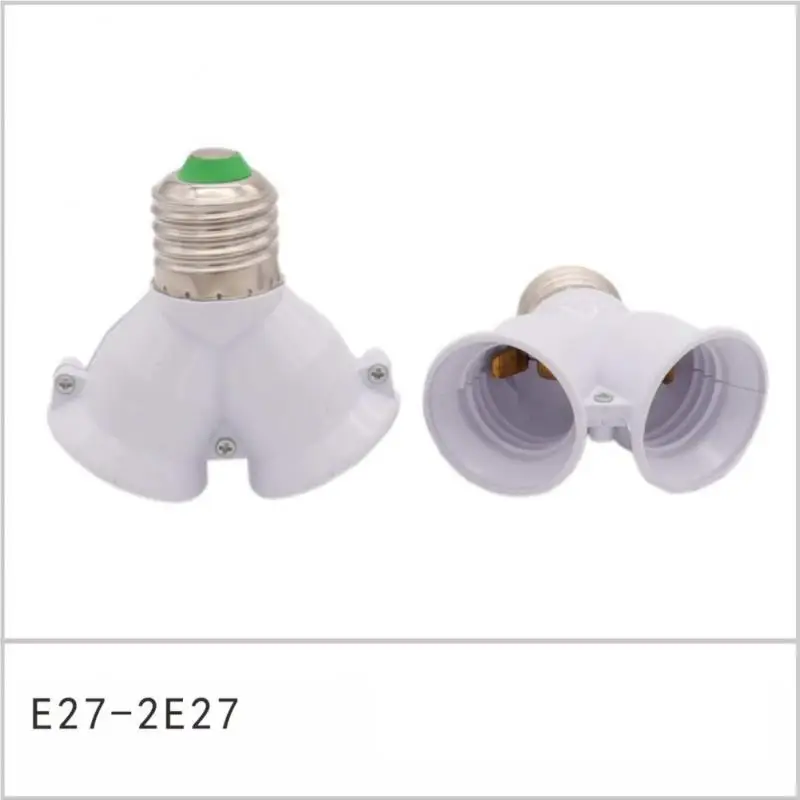 Сплиттер портативный медный переходник с E27 на 2-e27 универсальный