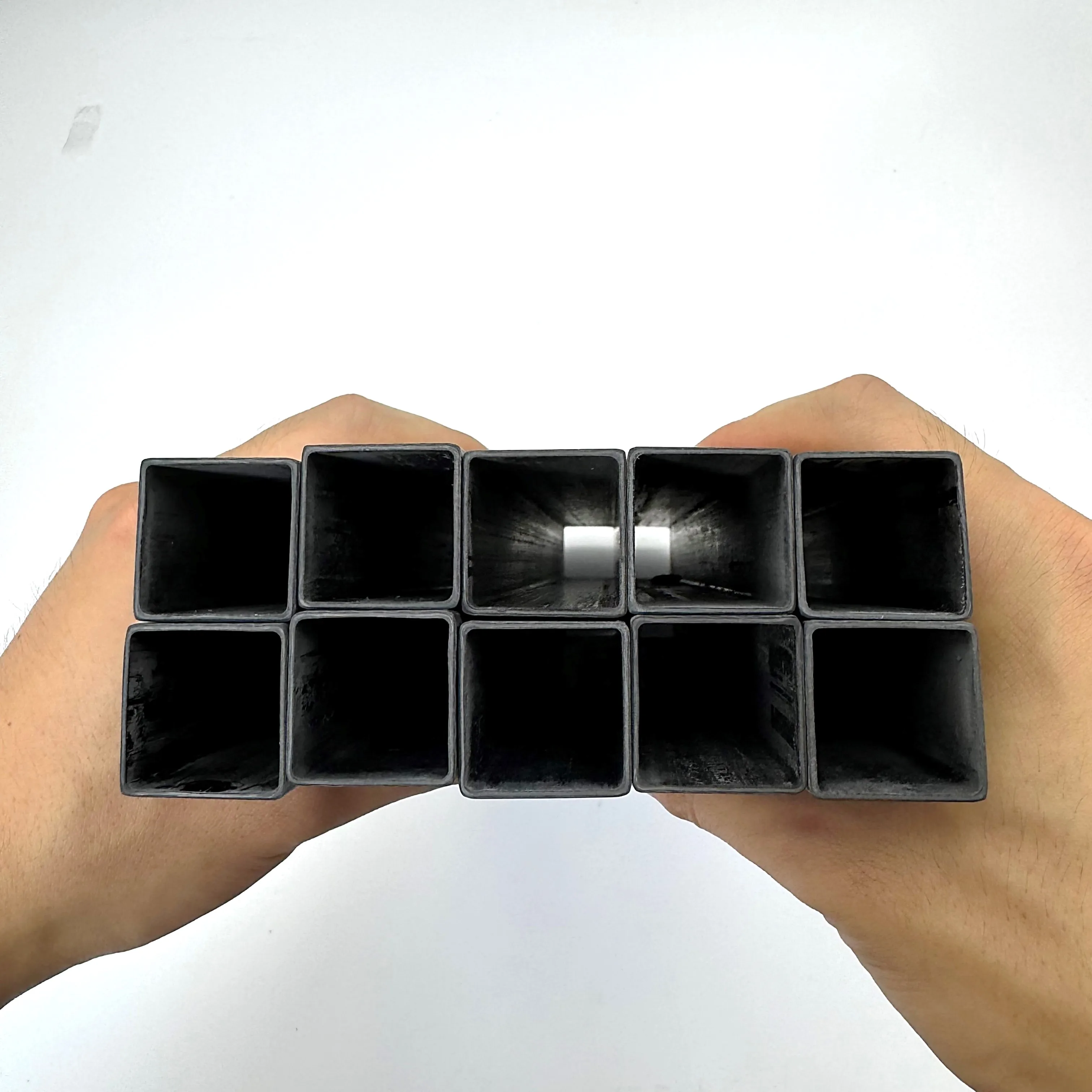 2 шт. прямоугольные трубы из углеродного волокна 3K длина высокопрочной 325 мм