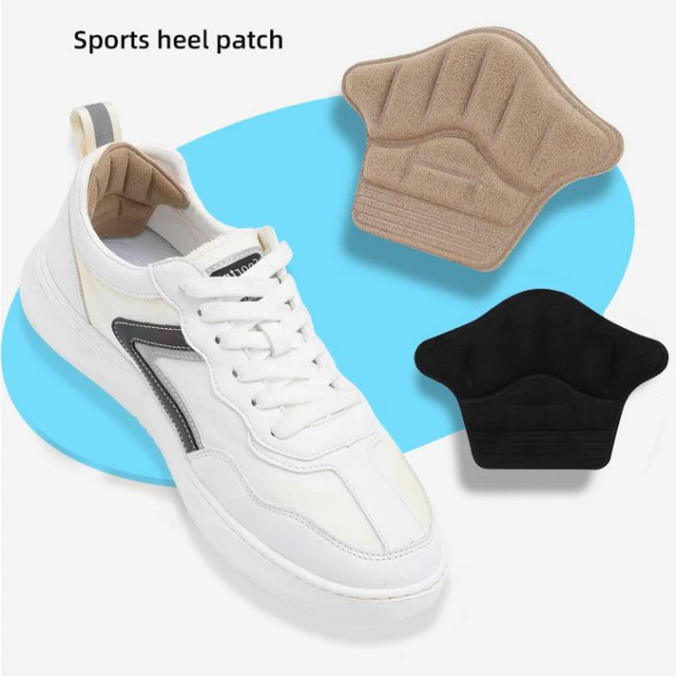 1pair Insoles Patch Heel Pads for Sport Shoes Adjust Size Heel Liner Grips Protector Sticker Pain Relief Patch Foot Back Sticker images - 3