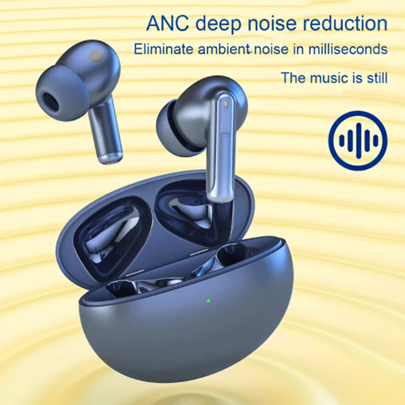 

XY70 Smart Touch Wireless Bluetooth Earphones Wireless Charging ENC ANC Noise Reduction 5.1 Stereo In-ear Earbuds