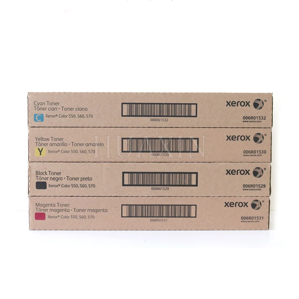 

1 Set CMYK Original New Asian Version Toner Cartridge for Xerox 550 560 570 C60 C70 Printer PrimeLink C9065 C9070 Can use in EU