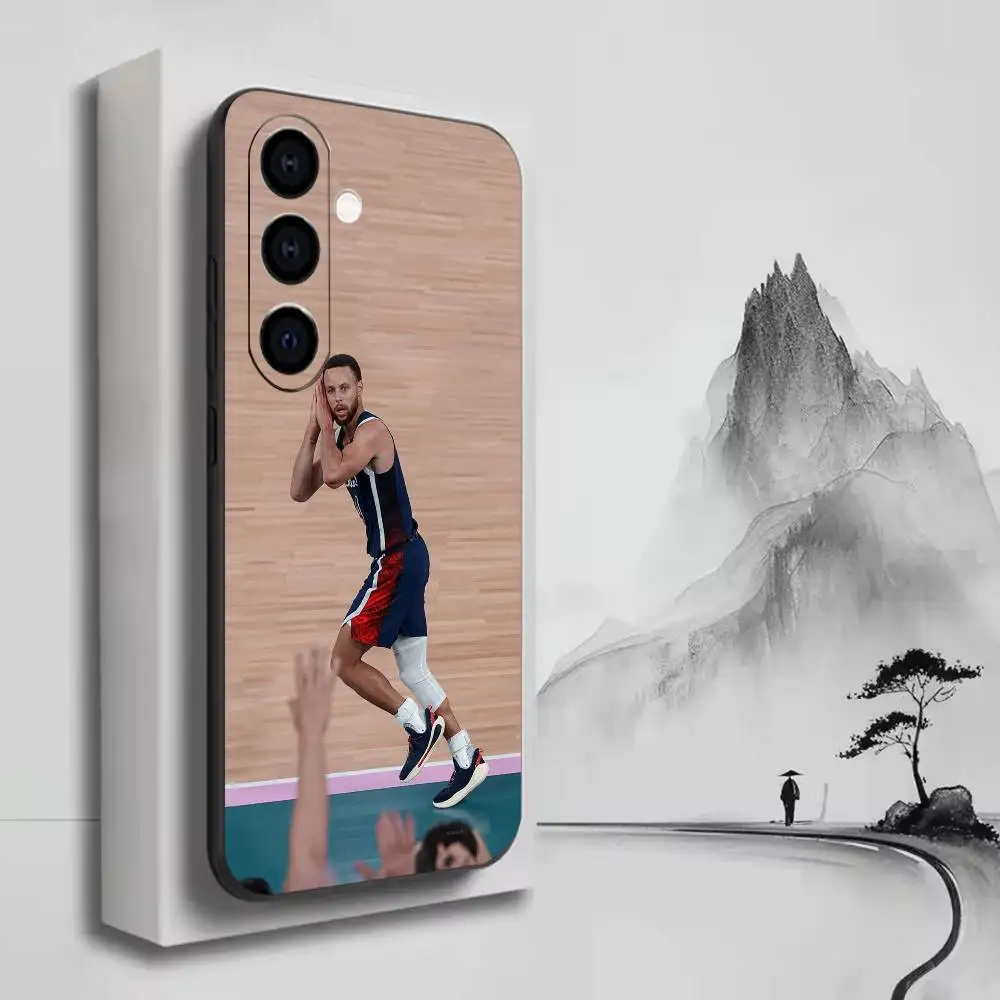 Фото Чехол для телефона SC-S-Stephen Curry Threezus для Samsung A72, A53, A71, A70, A52, A73, A51, силиконовый, черный, мягкий №3