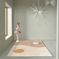 washable living room rugs coffee table area geometric carpet japanese minimalist bedroom kitchen mat entrance doormat