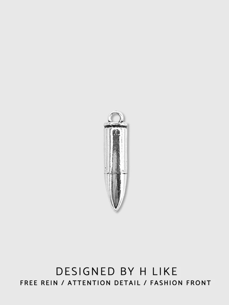 INS Ретро Дизайн Пуля Европейское и Американское Ожерелье Подвеска Модные Мужчины