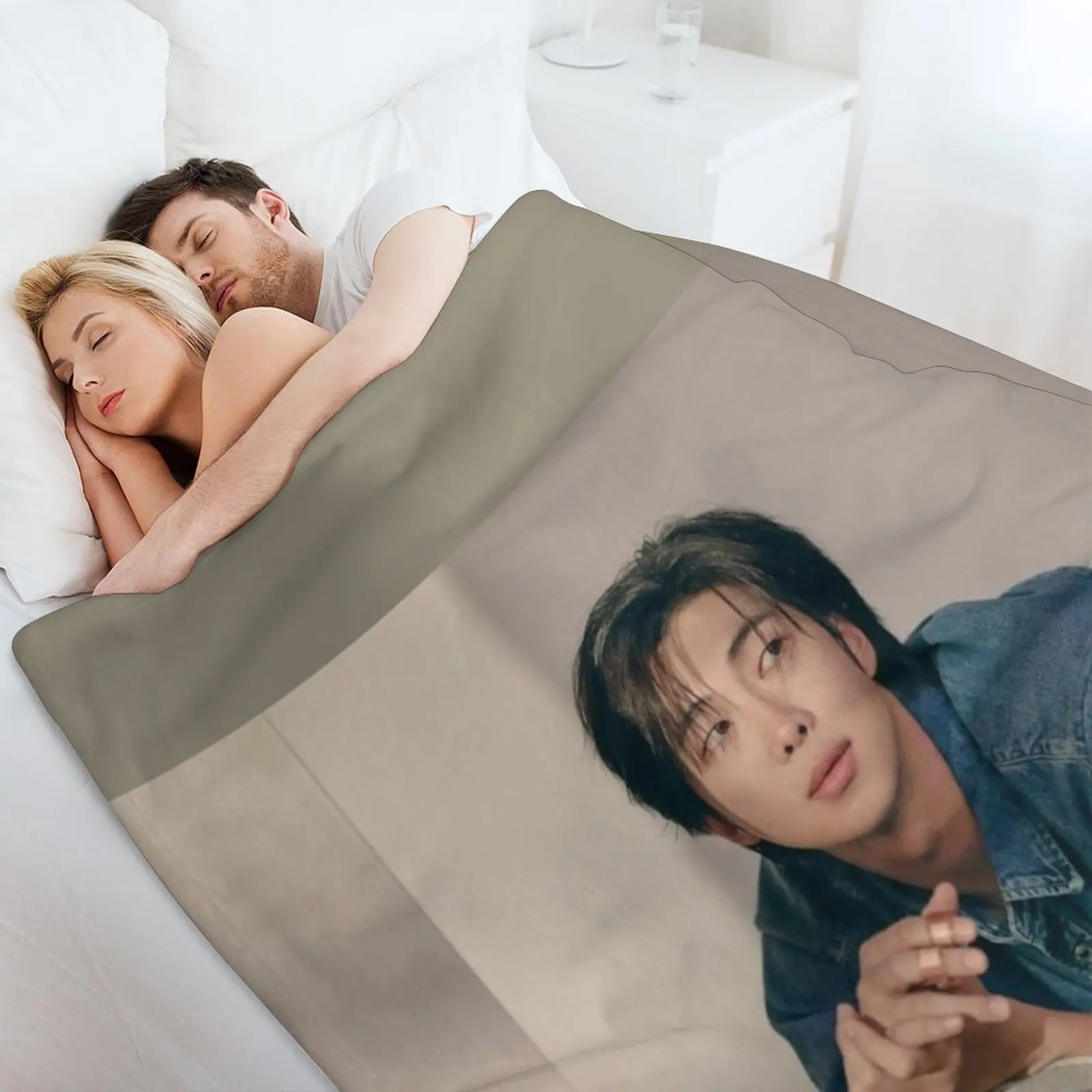 Rm namjoon альбом новое одеяло для фотосессии одеяла и меховые изделия милые