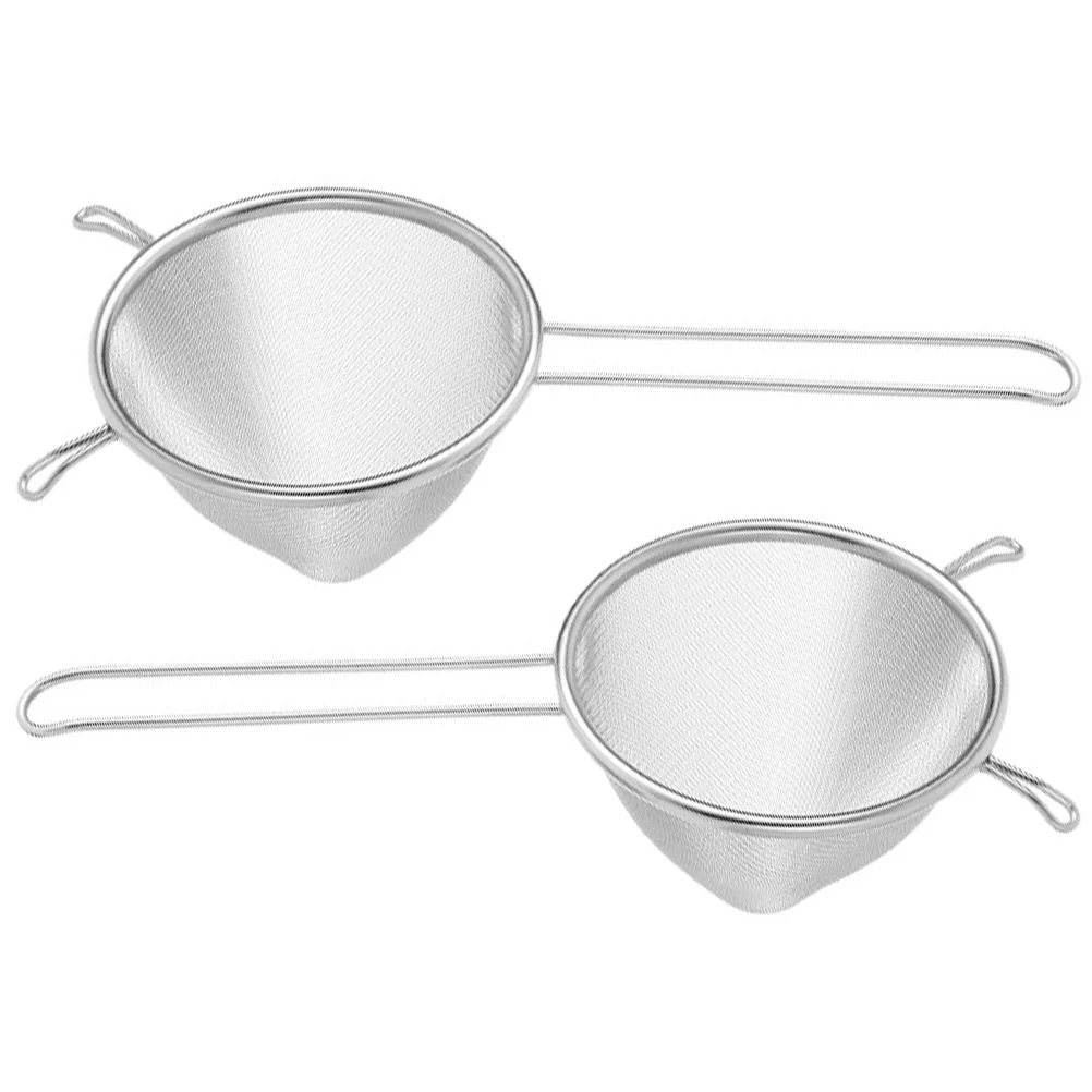 

2Pcs Reusable Colander Spoon Kitchen Filtering Ladle Noodle Straining Basket Cooking Colander Spoon