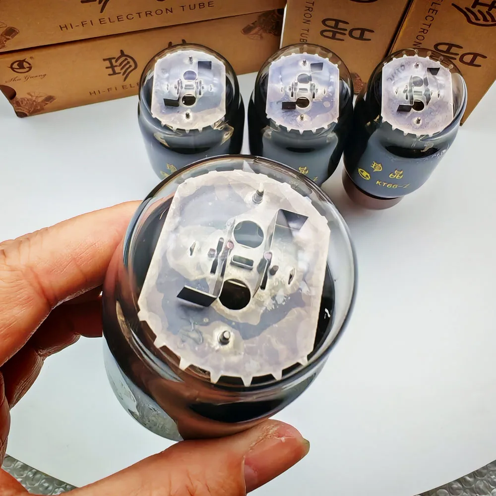 Фото Обновление лампы вакуумной лампы Shuguang KT66-Z 6L6G 6P3P CV321 5881 KT88 EL34 HIFI аудиоклапан электрон ламповый усилитель №5