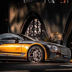 

1.52x18m 5x59ft Car Body Wrap Super Glossy Metallic Automotive Protective Film Yellow