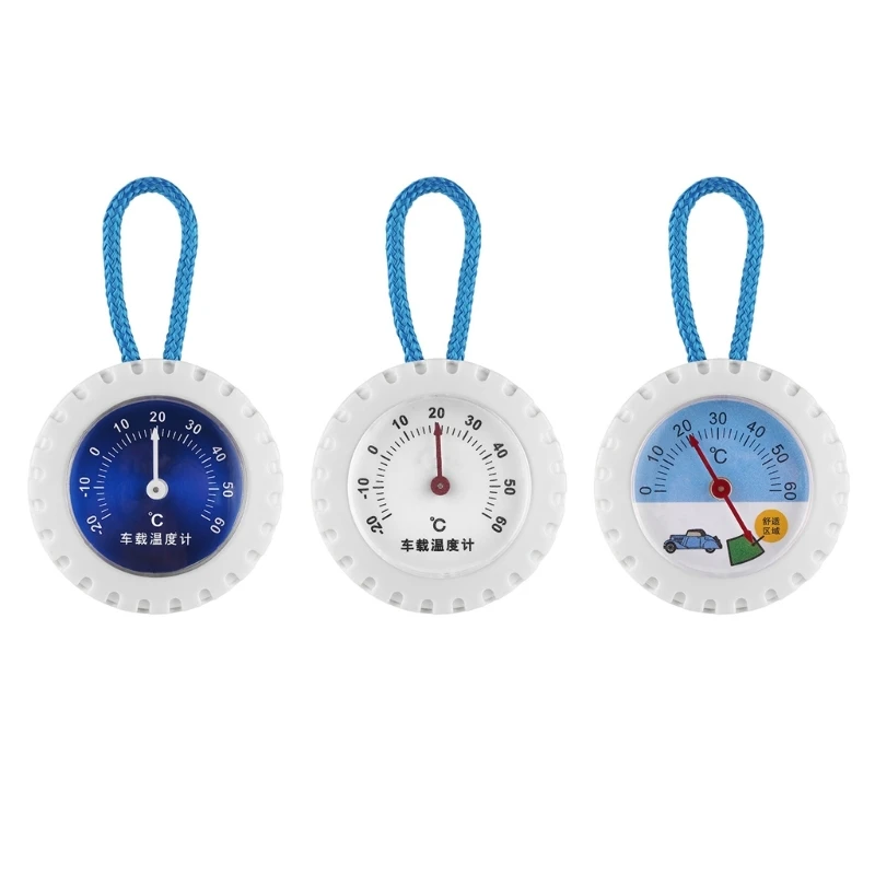 

Upgraded Car Temperature Gauge with 50mm Diameter Blue Dial Dashboard Thermometer Temp Meter for Accurate Readings