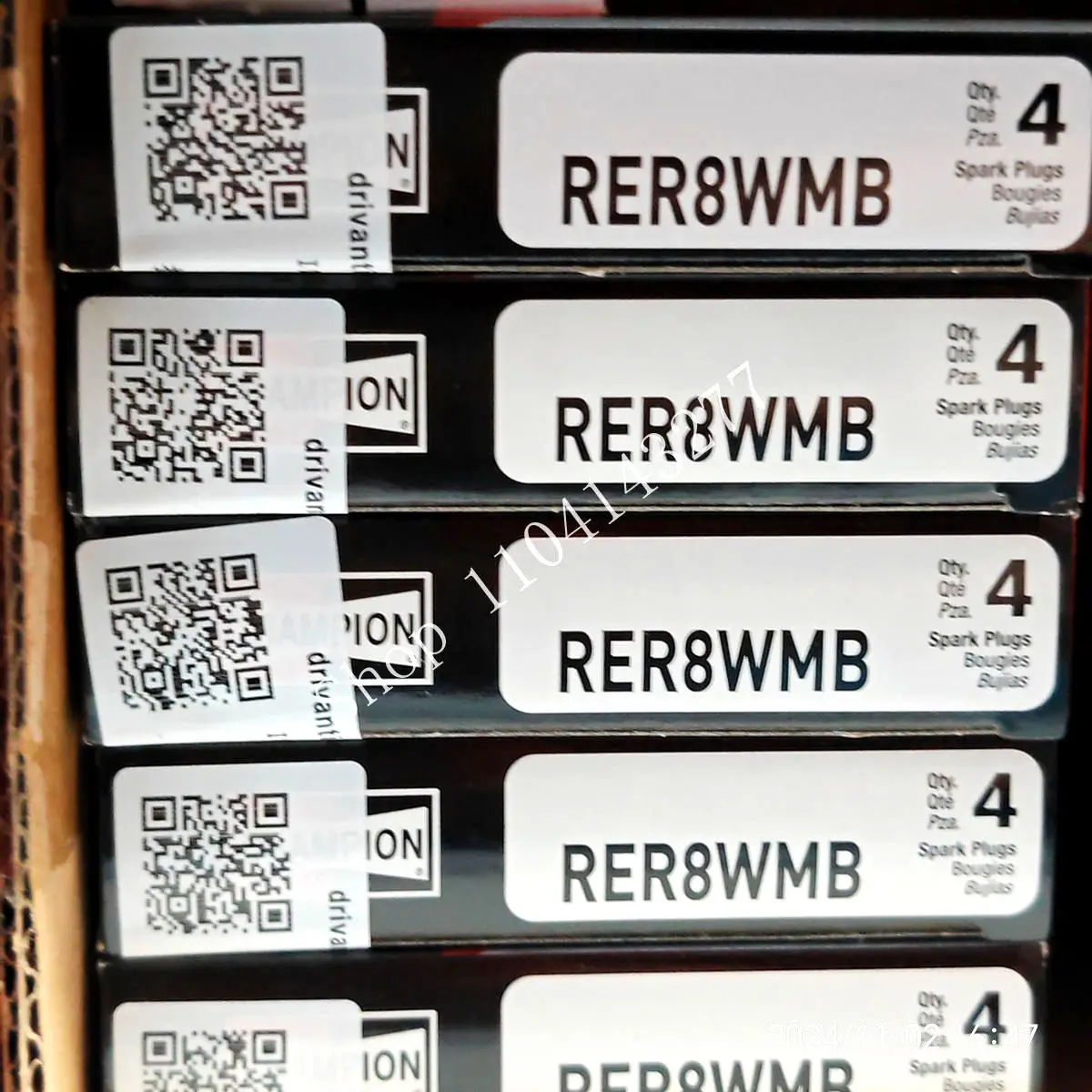 Champion RER8WMB /Оригинальная и оригинальная свеча зажигания OE: 18846-10060/F4J16- 3707010