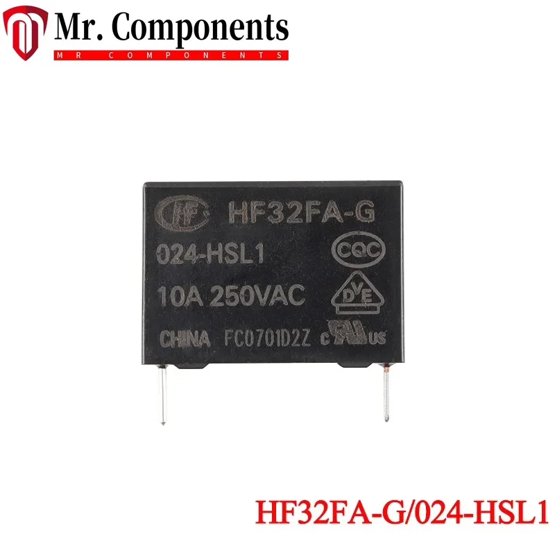 5 шт. HF32FA HF32FA-G/005-HSL1 012-HSL1 024-HSL1 В 12 24 постоянного тока 10 А HF32FA-G-012-HSL1 4-контактное
