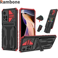 shockproof strong stand case for xiaomi redmi note 10 11 pro plus 11t 11 5g protection card slot back cover for 10s 9s 9pro max