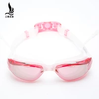 anti fog uv protection professional swimming goggles adjustable silicone waterproof beach eyewear diving mask bathing glasses