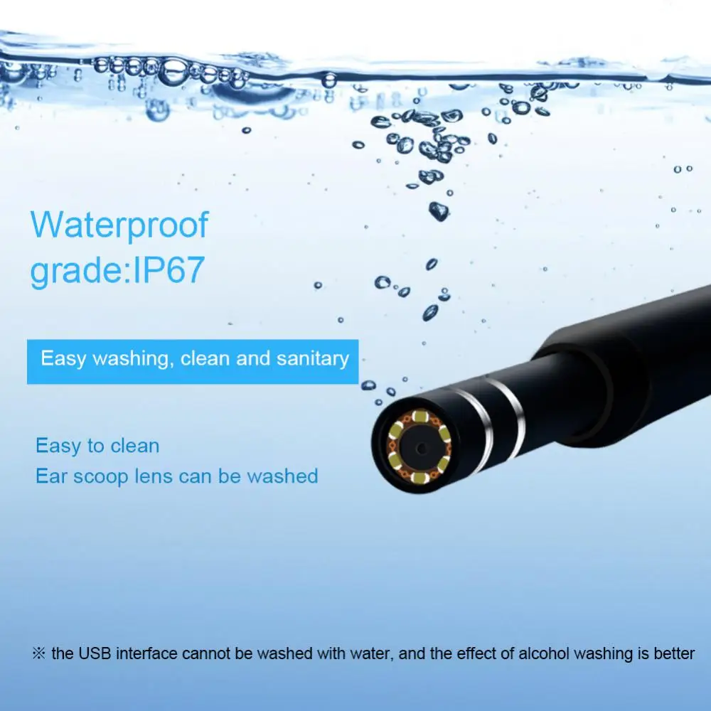 

6 In 1 Visual Ear Spoon Ear Canal Endoscope High-definition Ear Digging ENT Cleaning Endoscope Ear Scoop For Android System