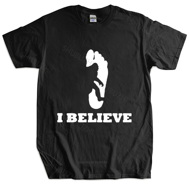 

Homme t shirt summer men t-shirt I Believe TShirt - Mens Big Foot Sasquatch Hendersons Mens T-shirt Euro size TOPS