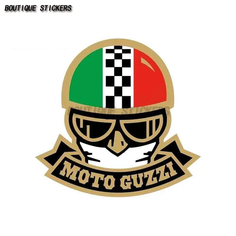 

Наклейка Персонализированная наклейка на автомобиль MOTO GUZZI, водонепроницаемая наклейка из ПВХ для автомобиля, мотоцикла, ноутбука, компьютера, защита от царапин