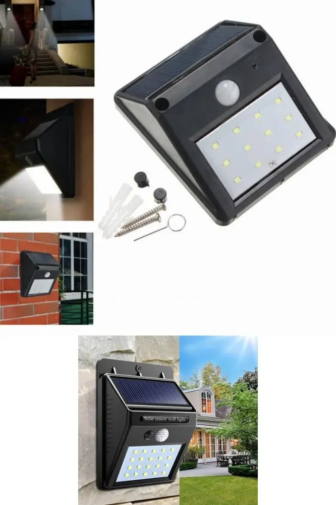 

Sensor Solar Wall Lamp 20 Led 'S