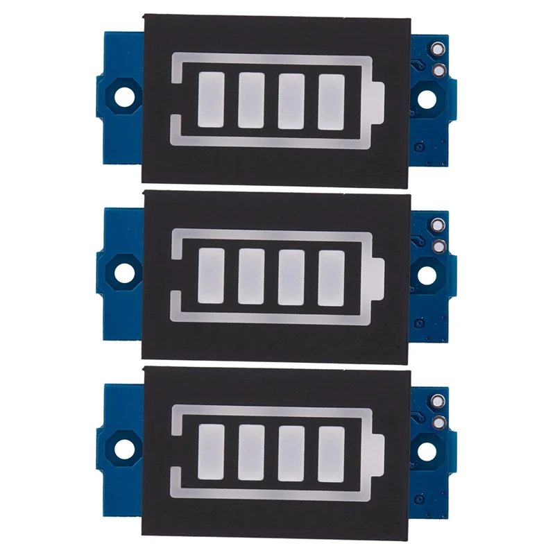 

Индикатор емкости литиевого аккумулятора серии 3X 1S, синий дисплей, тестер мощности аккумулятора 4,2 в, Li-Po Li-ion