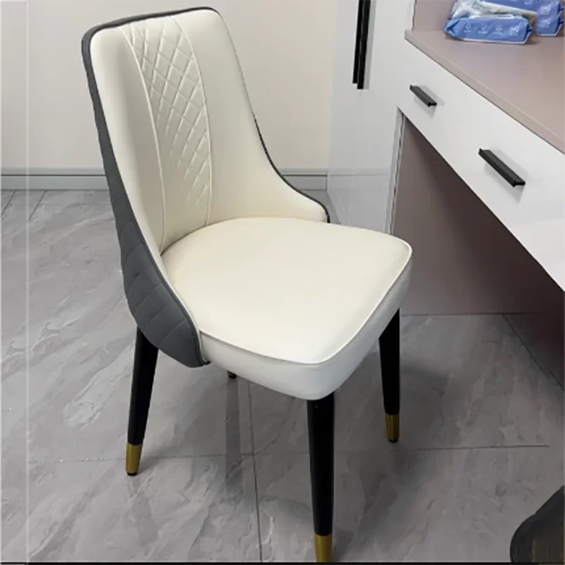 

Nordic Modern Dining Chair Lounge Household Mid Century Hotel Light Luxury Dining Table Chair Leisure Restaurant Shop Furniture