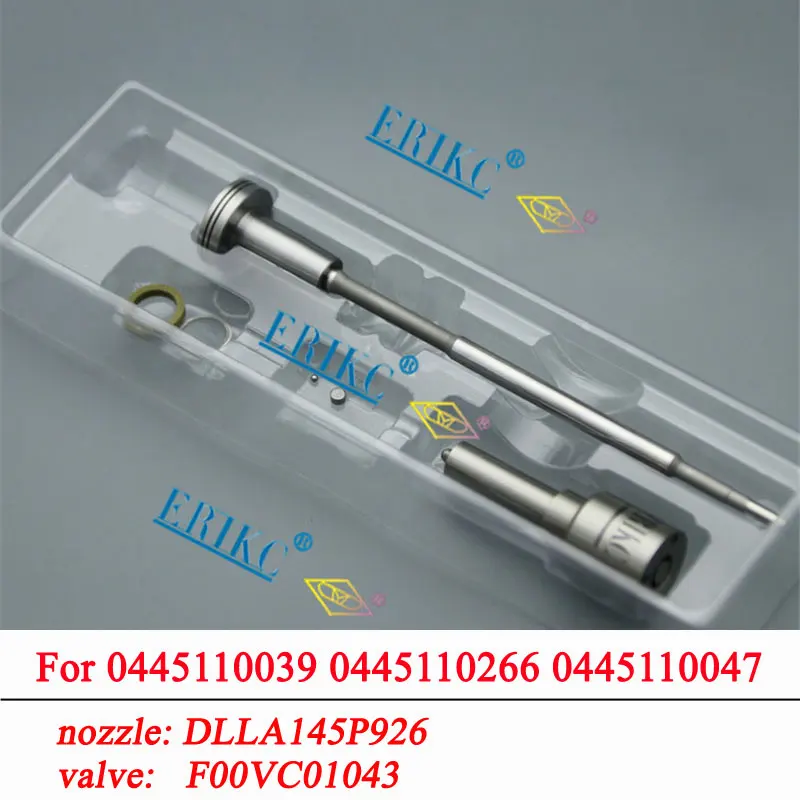 ERIKC 0 445 110 047 Ремкомплекты форсунок DLLA145P926 Клапан F00VC01043 Подходит для E39 E46 330d 530d X5 730d