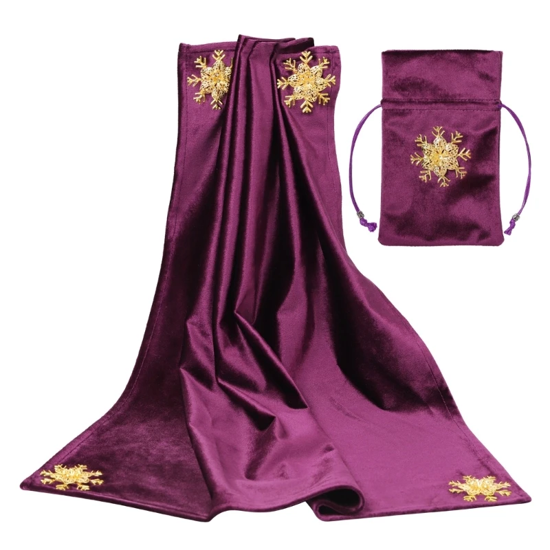 

Скатерть для алтаря из искусственной ткани Tarot, бархатная квадратная визитница