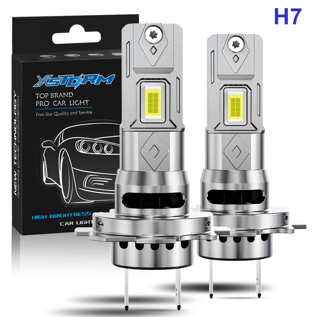 

XSTORM H7 Светодиодная фара 9006 9005 Светодиодная фара Canbus H11 Лампочки для автомобиля 12 В 160 Вт Фара 25000LM Auto Turbo Lampada