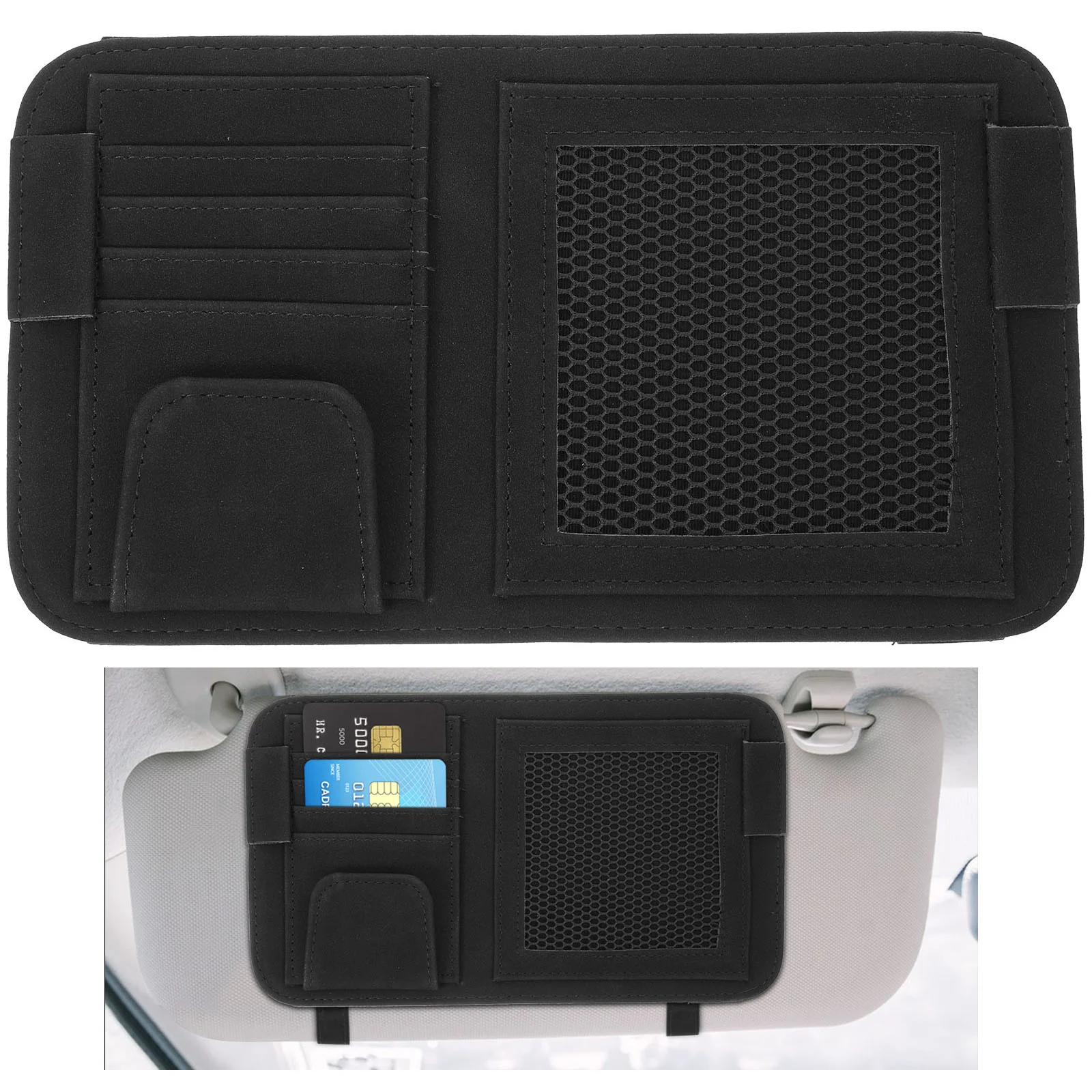 

Car Visor Holder Truck Interior Accessories Car Glasses Holder Sun Visor Organizer Sun Catcher Car