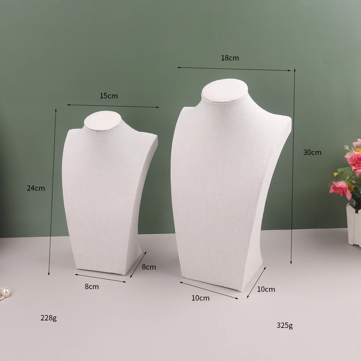 

Подставка для украшений из ткани