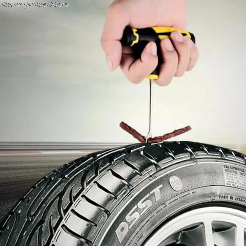 

Car Tire Repair Tool Tire Repair Kit Tire Cement Studding Tool Set Accessories
