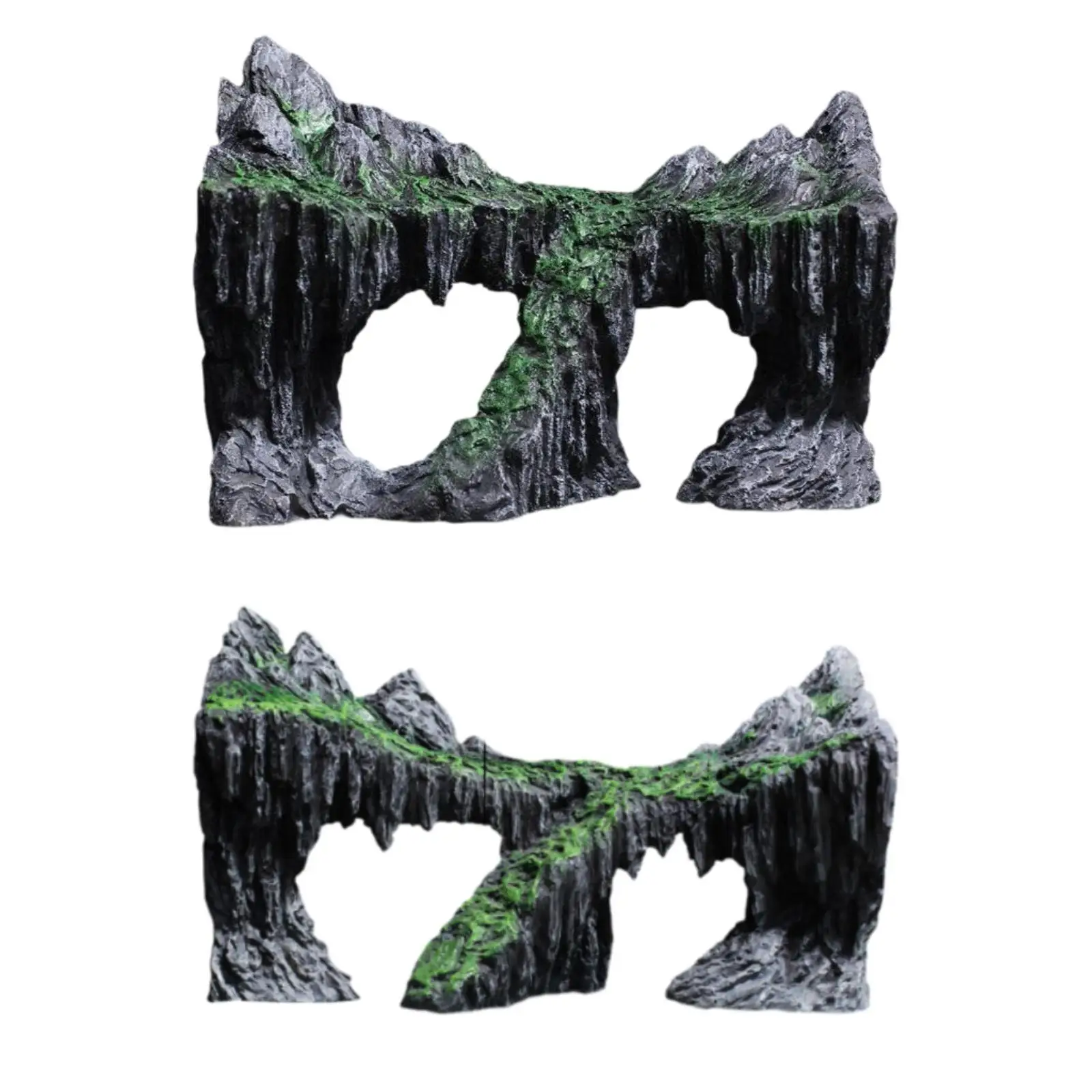 Рыболовный аквариум рокарий пещера аксессуары для аквариума полая смола убежище