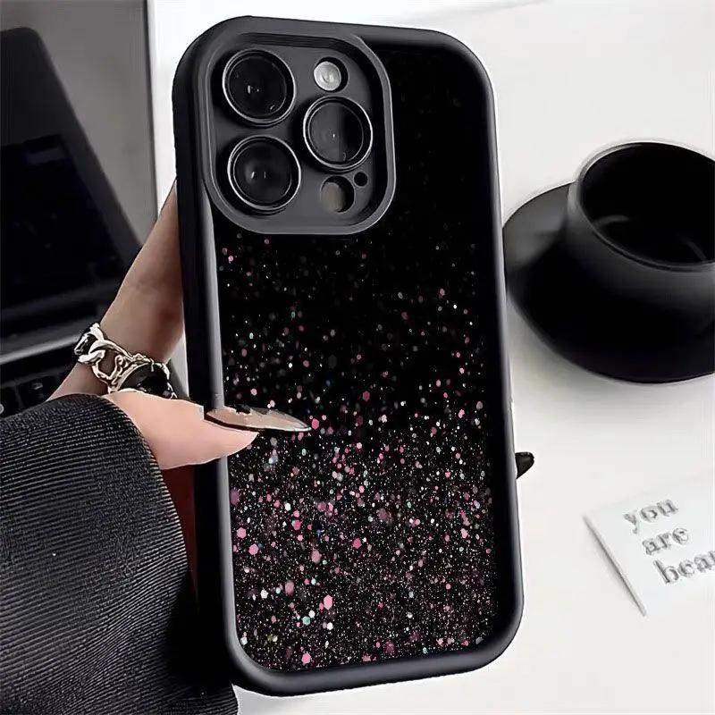 Luxury Full sky Stars Y2K Phone Case For OPPO Reno 2 3 4 5 6 7 7Z 8 8T 10 11 11F 12 12F Pro Plus 4G 5G Soft TPU Back Cover