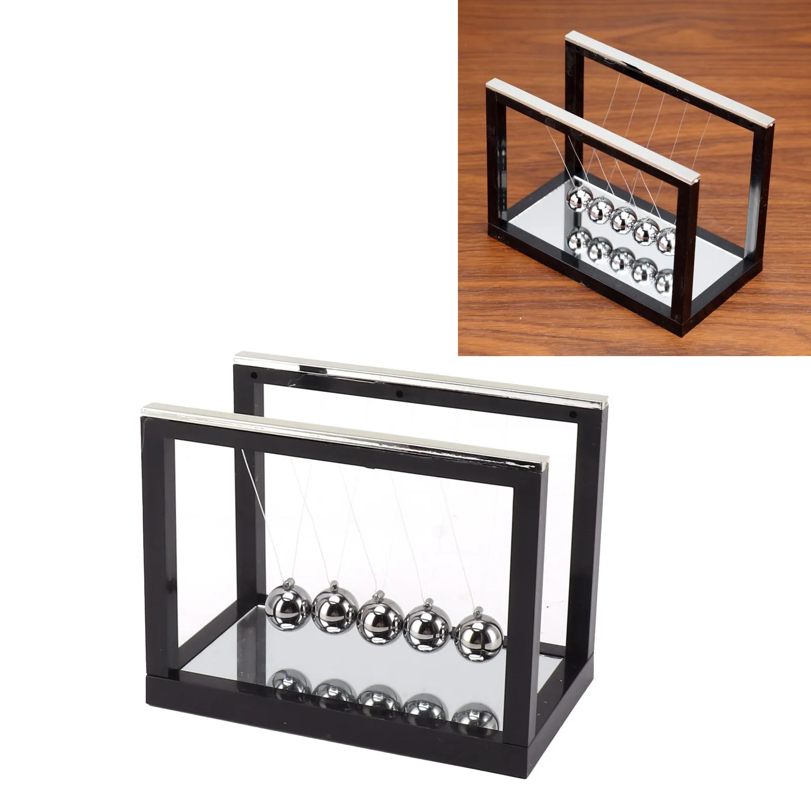 Колыбель Ньютона балансирующие шарики из нержавеющей стали рельефные для снятия