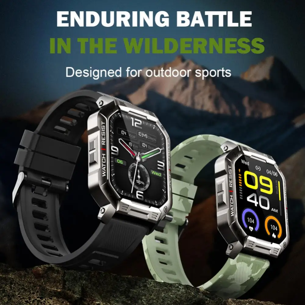 

Мужские Водонепроницаемые Смарт-часы с шагомером и Bluetooth-трекером