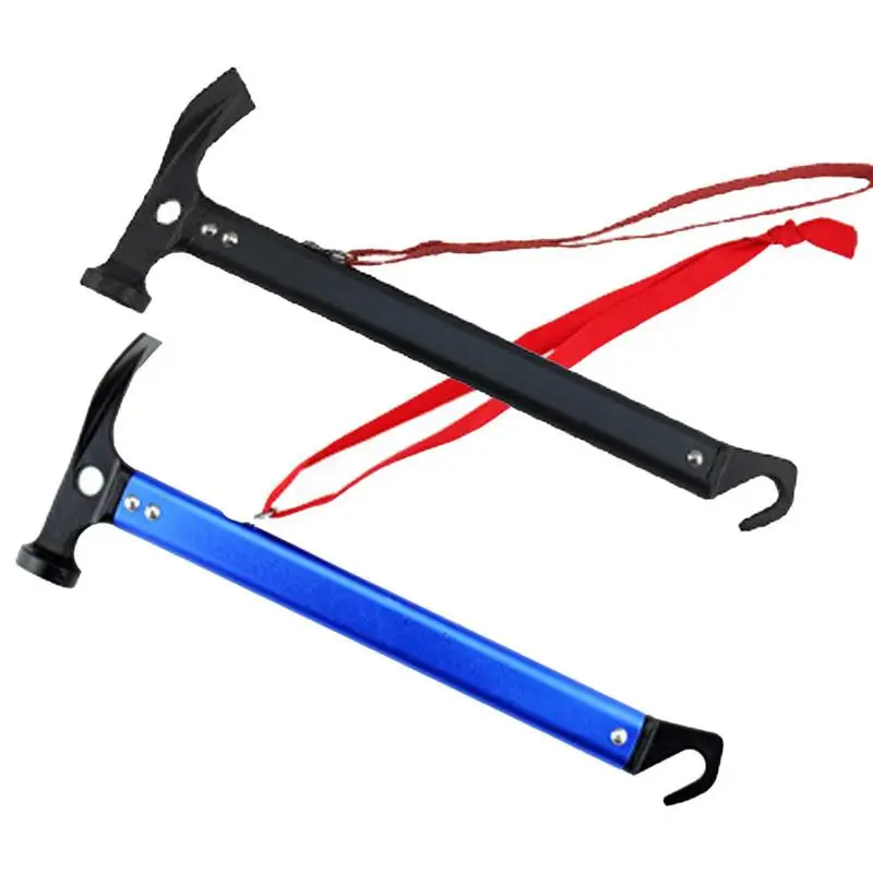 

Aluminum Hammer Camping Hammer Lightweight Tent Stake Remover For Outdoor Mountaineering Tourism