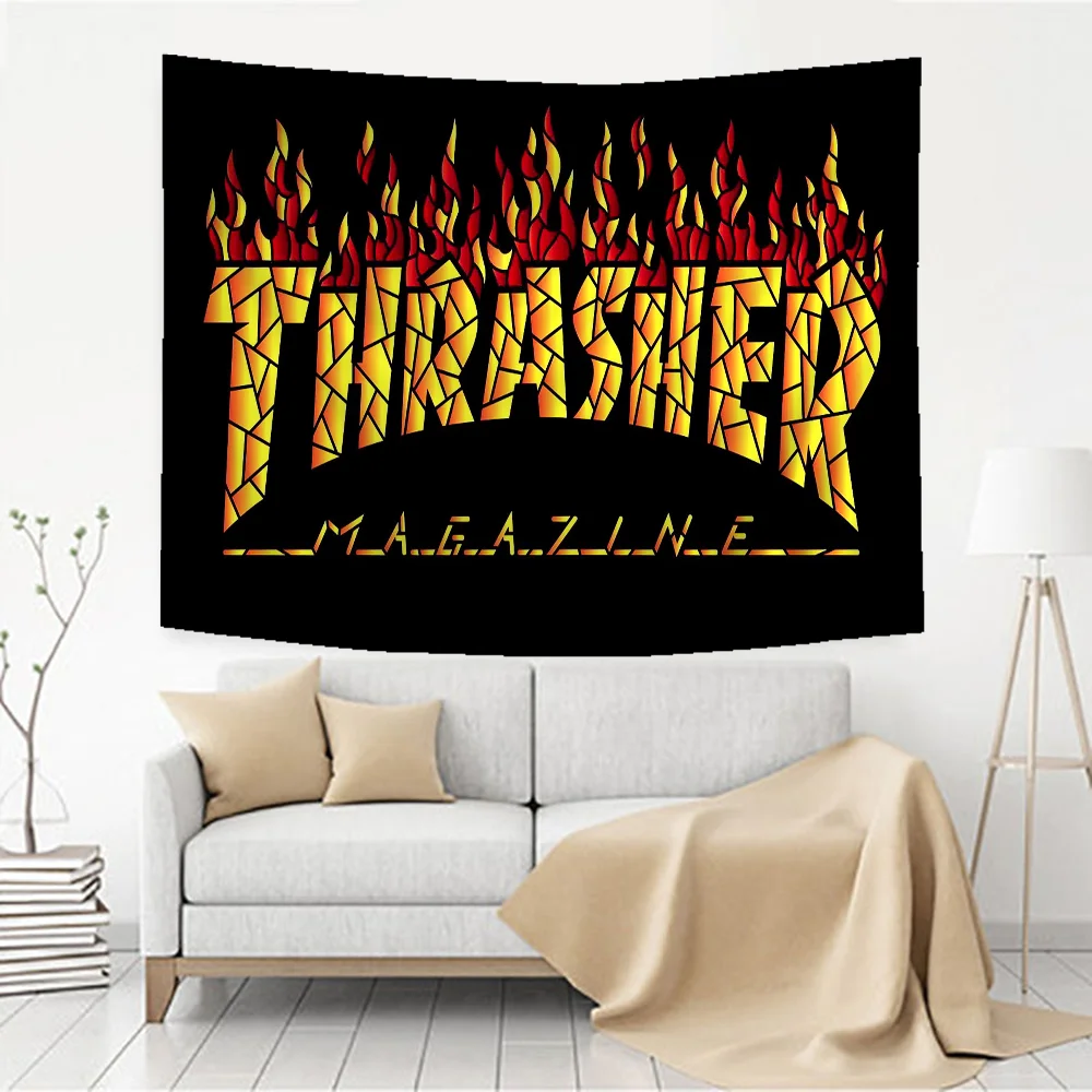 Большой настенный гобелен с принтом T-Thrasher художественная научная фантастика