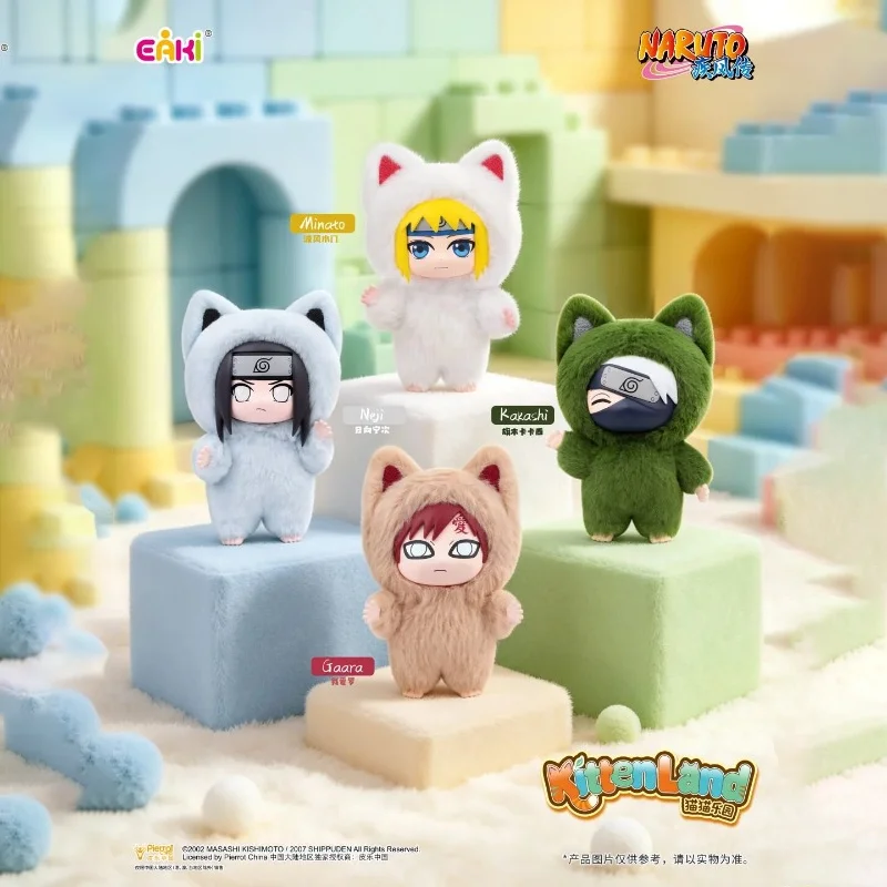 Фото Абсолютно новая, оригинальная, в наличии: коллекционная фигурка EAKI Naruto Cat Paradise Vinyl Series Vol.3 из ПВХ, 11 см, аниме-фигурка, подарок на день рождения №3