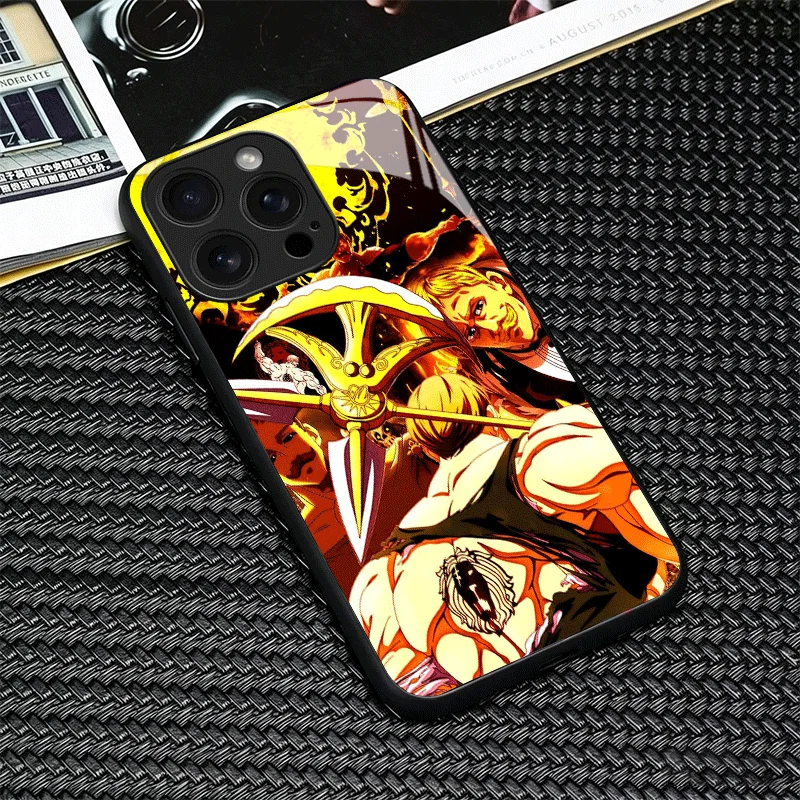Чехол для телефона из закаленного стекла Seven D-Deadlys Sins Escanor для Samsung Galaxy A17 A16 A15 A14 A13 A57 A56 A55 A54 A53 A37 A36 A35 A3 (art.: 3920db5b5ccaa) - 3920db5b5ccaa