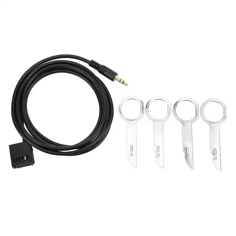 

AUX In Adapter Cable Car Stereo Aux Cable Automotive Electronics Replacement for FIESTA FOCUS 6000 CD