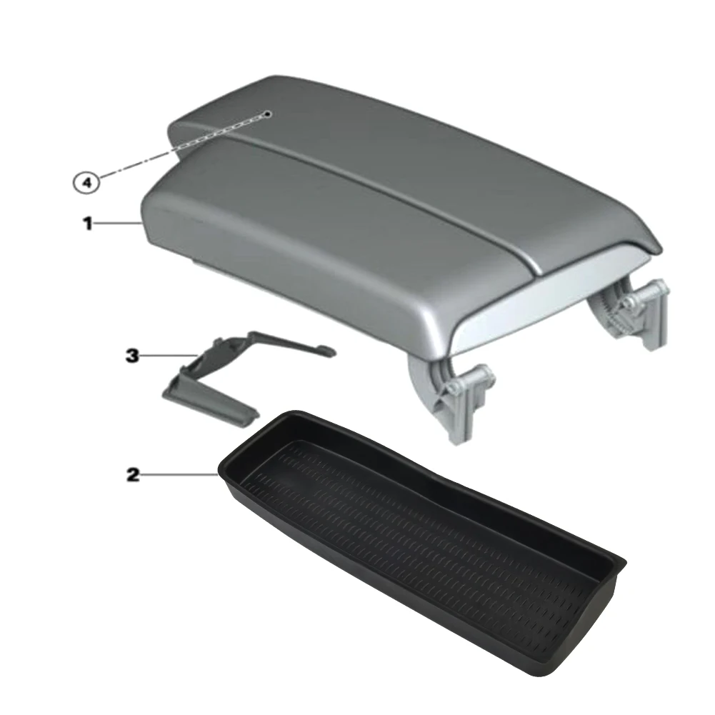 

Useful Durable New Storage Box Tray Accessories Case Center Armrest Black Part For BMW 3 Series E90 / 91/92/93