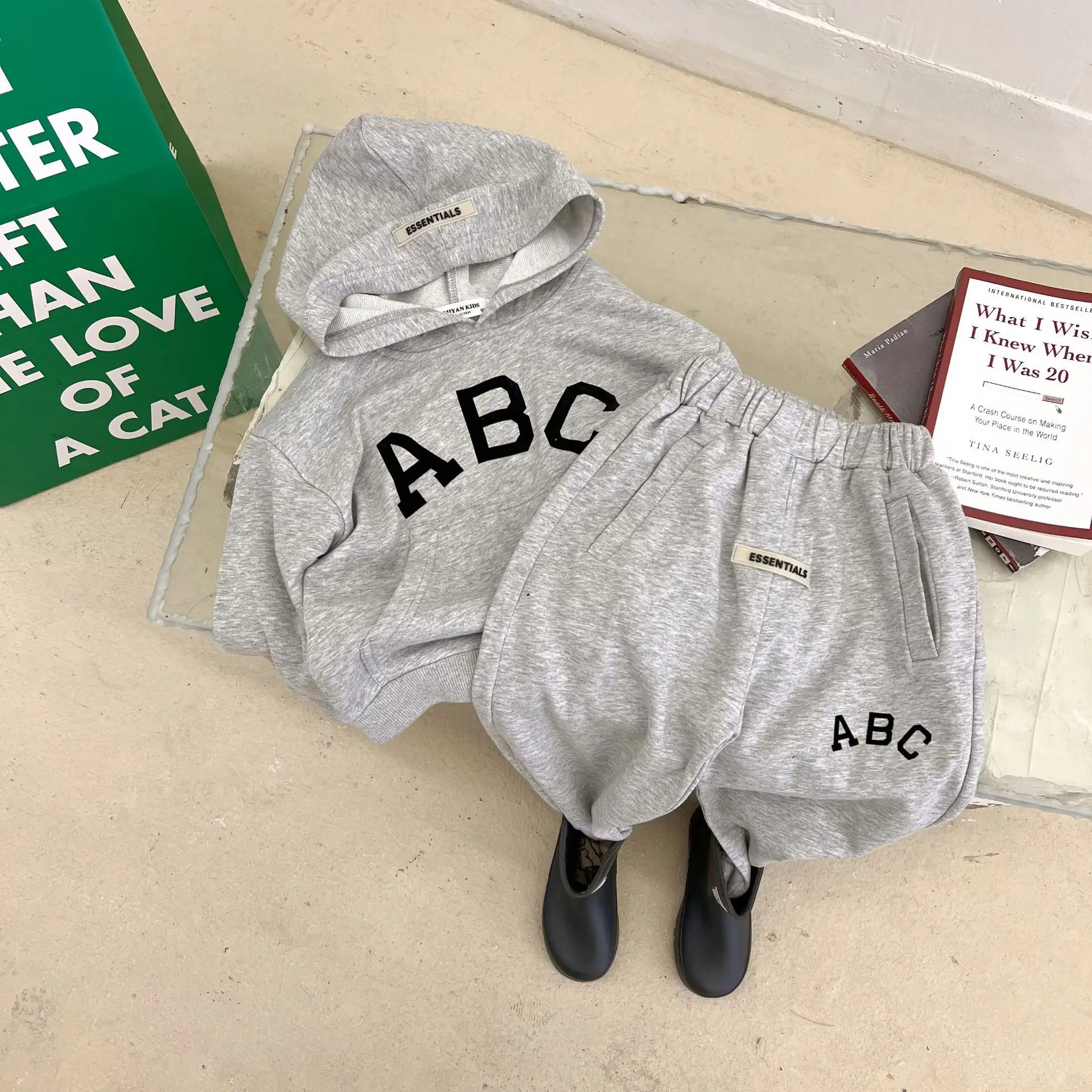 Повседневный костюм из 2 предметов для девочек и мальчиков детский спортивный