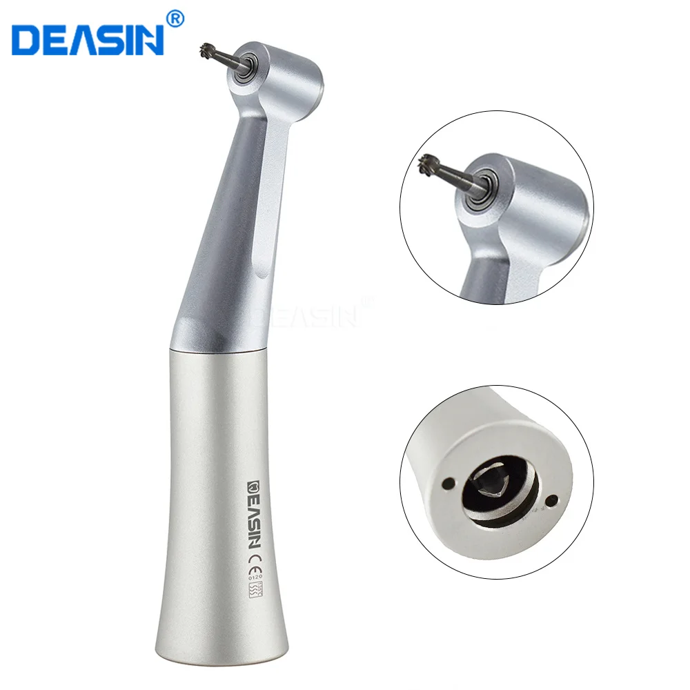

Dental Supplies for Dentist 1:1 Contra Angle Handpiece FX25 External Water Spray Handpiece Non-optic Compatible with Air Motor