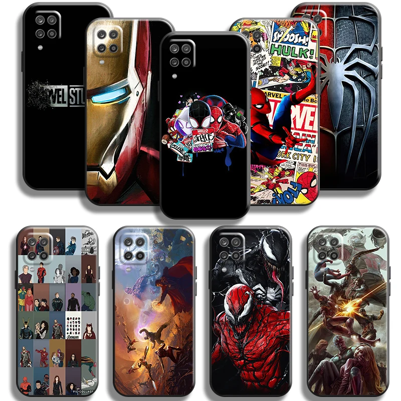 

Marvel Avengers Iron Man Phone Case for Samsung Galaxy M52 M51 M31S M31 M32 M30S M22 M20 M12 M11 Shockproof Coque Cases Soft