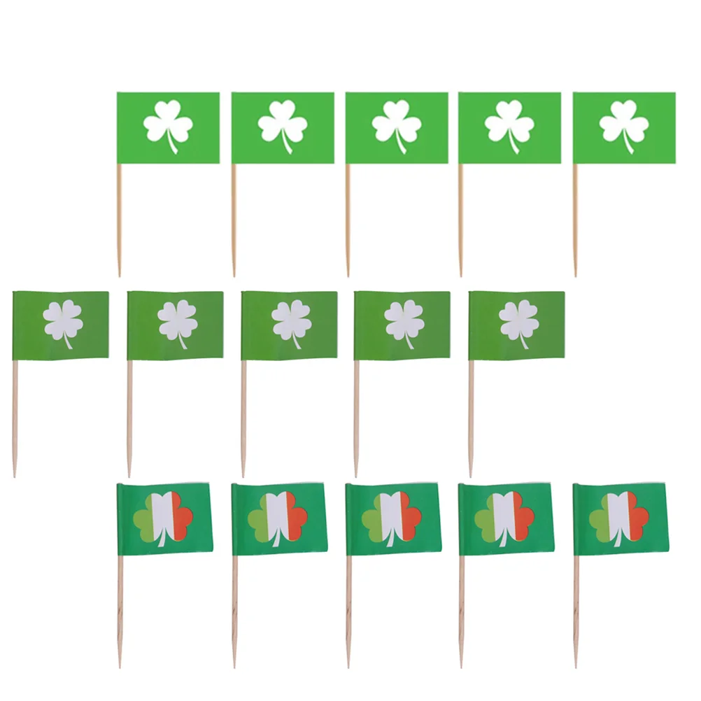 

Украшение для кексов, верхняя часть, дневная зубная палочка, s St флаг, палочки, Топпер, пирожные, палочки для коктейлей, шамрок, Патрик, палочки, Ирландия