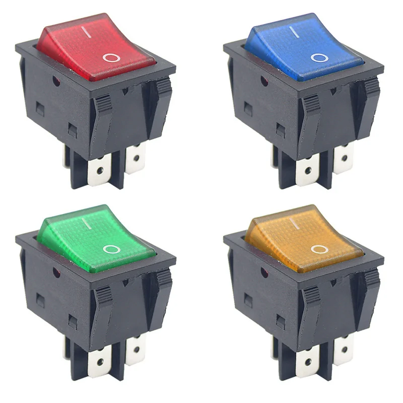 

Rocker Switch ON-OFF 2 Position 4 Pins /6 Pins Electrical equipment With Light Power Switch cap 16A 250VAC/ 20A 125V